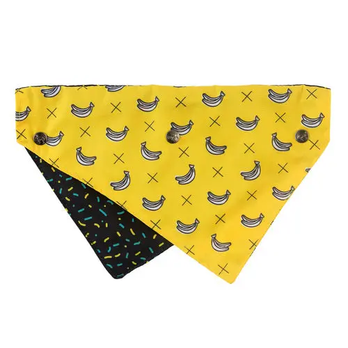 Fuzzyard | Reversible Monkey Mania Bandana 1