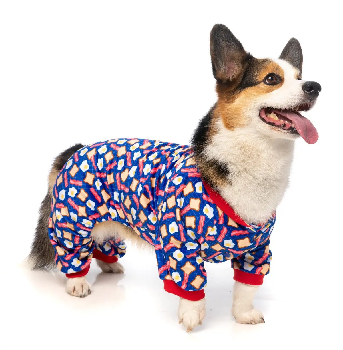 Fuzzyard | Pup Pyjamas In Bacon & Eggs 1