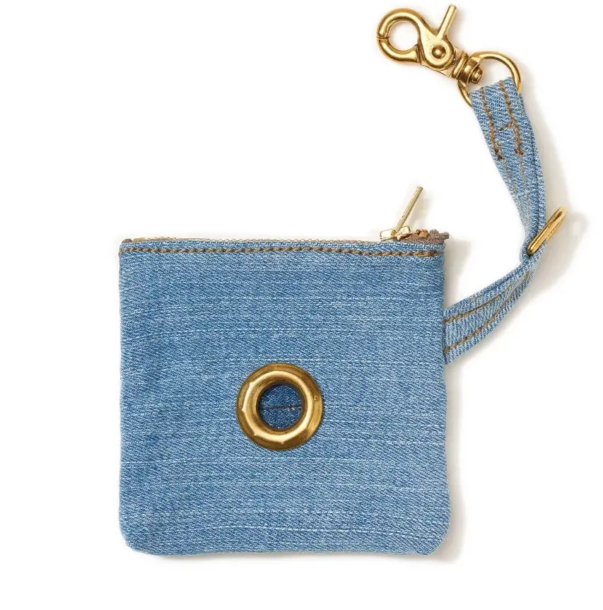 Found My Animal | Vintage Denim Poop Bag Dispenser 1