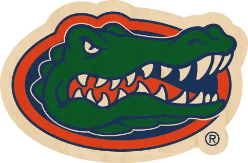 Full Color Gator Head Peel N Stick Sticker 1