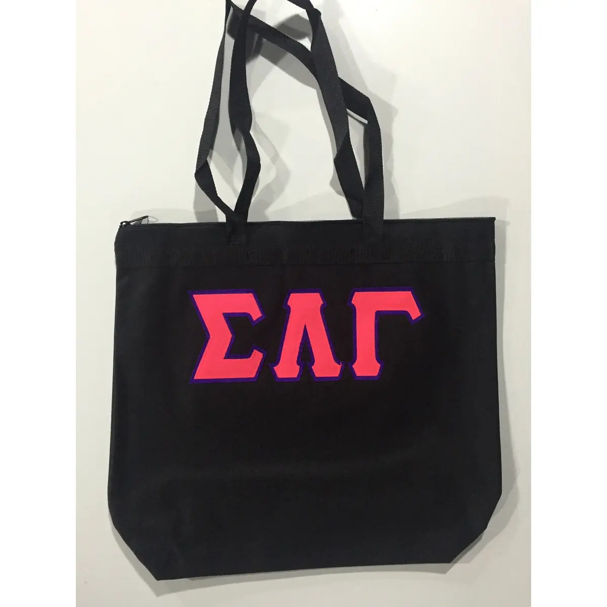 Sigma Lambda Gamma Black Tote Bag 1