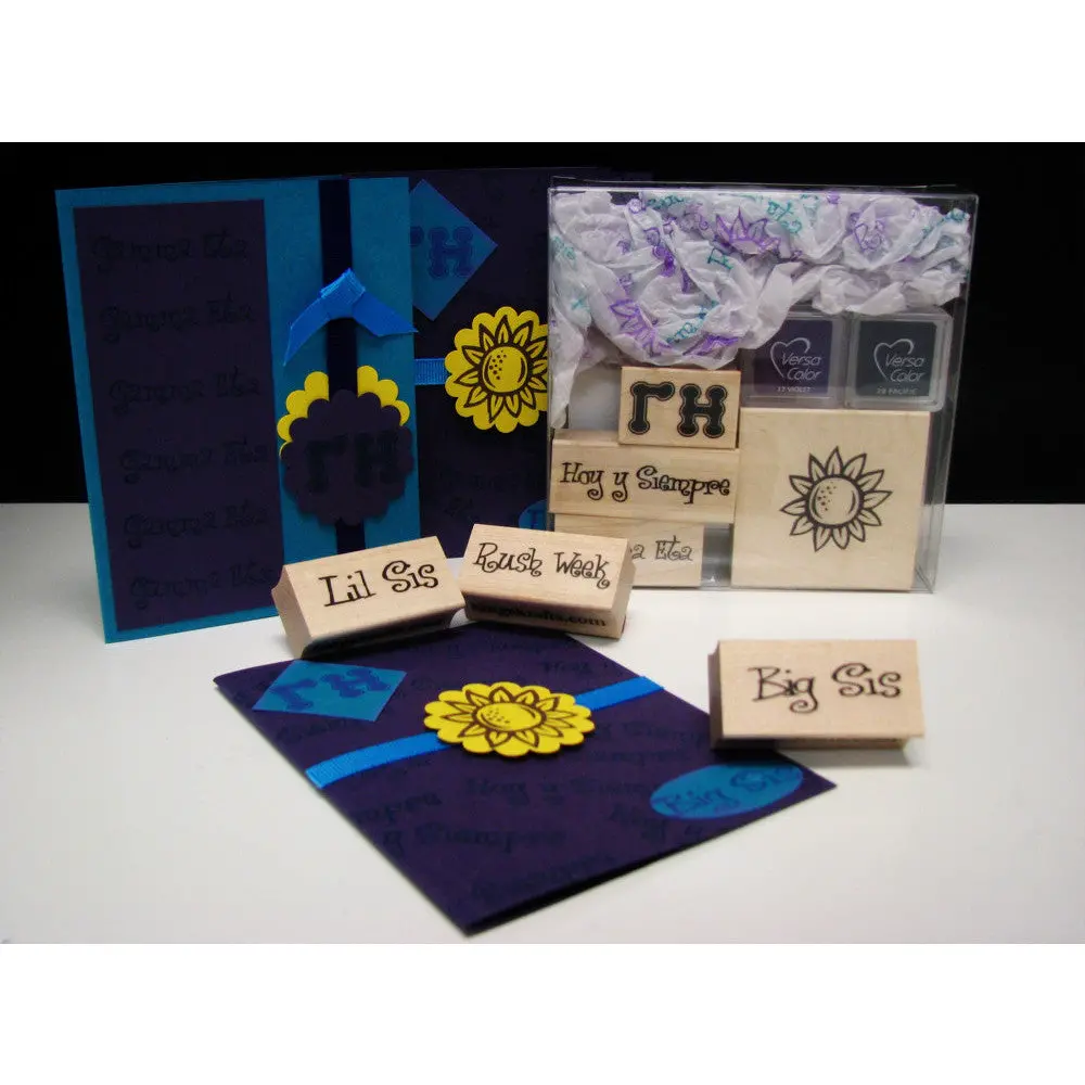 Gamma Eta Rubber Stamp Kit 1