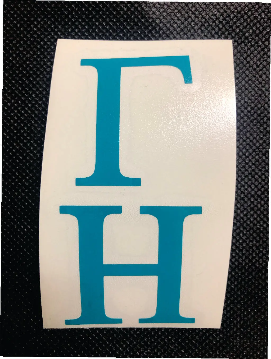 Gamma Eta Vertical Vinyl Decal - Discontinued 1