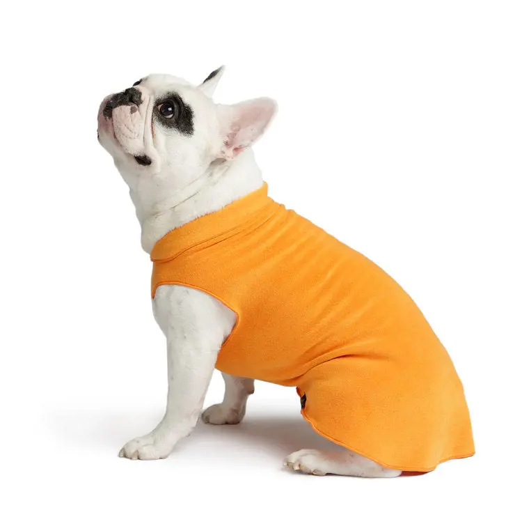 Gold Paw | Stretch Fleece In Orange Blaze (Big Dog Sale) 1