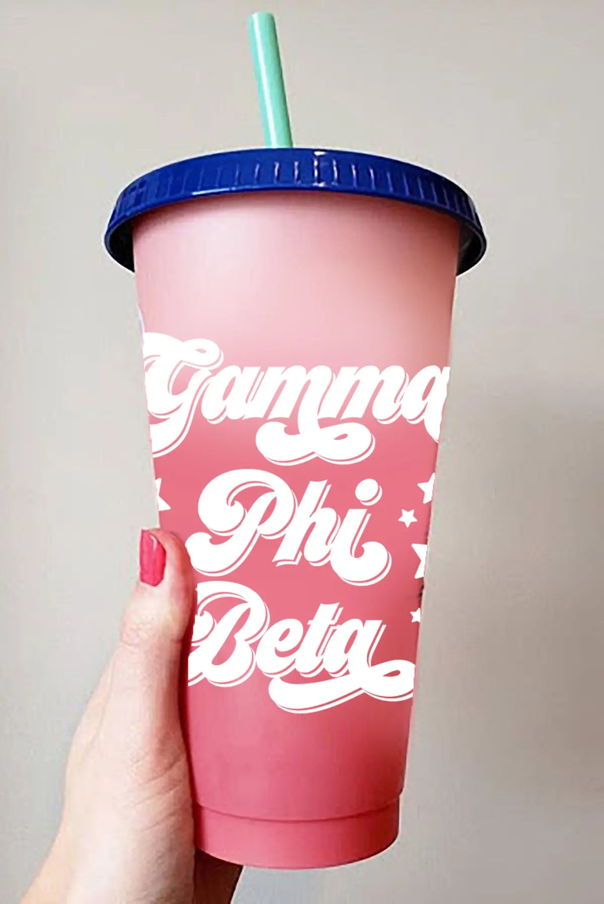 Gamma Phi Beta Color Changing Cup 1