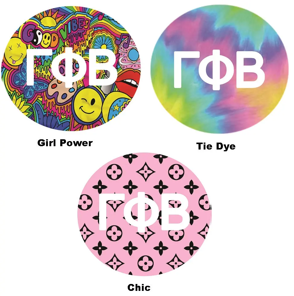 Gamma Phi Beta Printed Button Collection 1