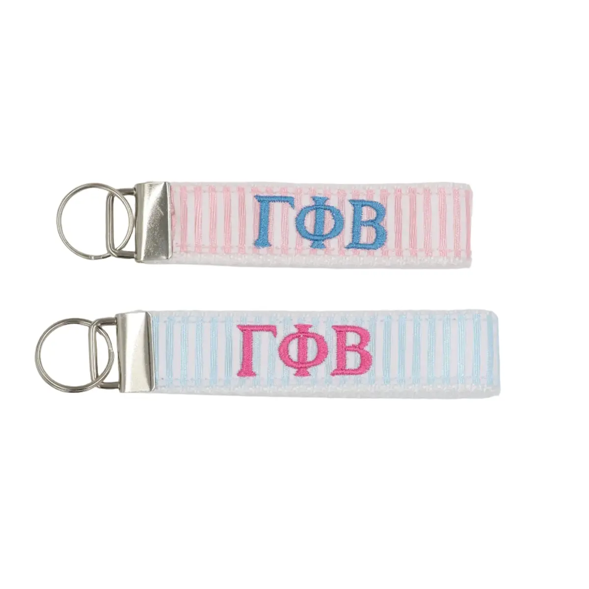 Gamma Phi Beta Pastel Fob Keychain 1