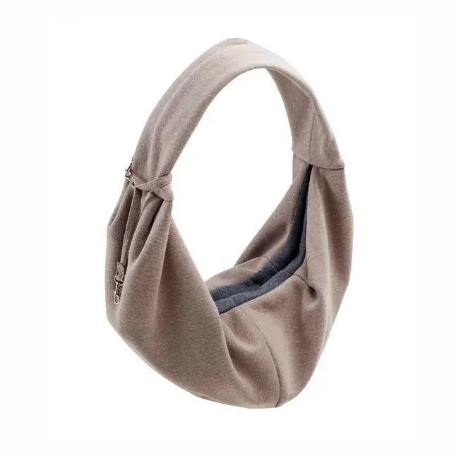 Los Angeles Dog Sling Bag In Taupe 1