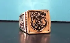 Iota Phi Theta 14K Gold Plated Ring 1