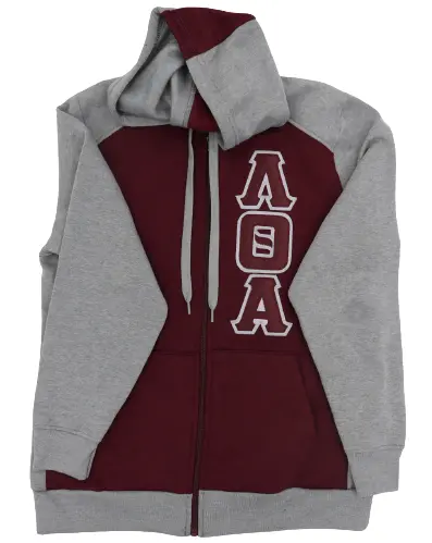 Lambda Theta Alpha Ladies Three Season Full Zip With Hood 1