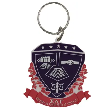 Sigma Lambda Gamma Crest Keychain 1