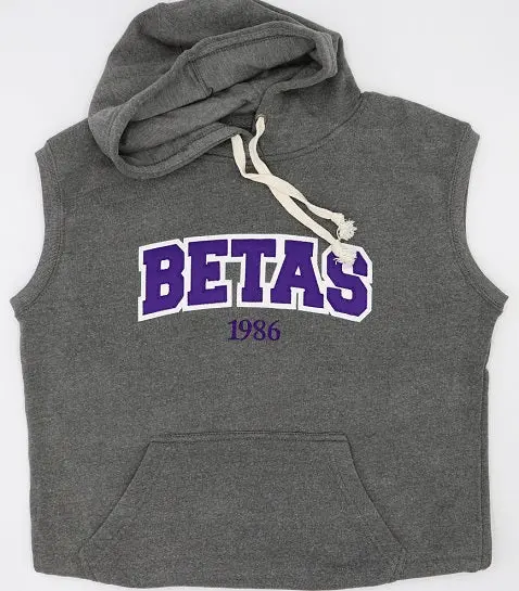 Sigma Lambda Beta Sleeveless Hooded Sweatshirt 1