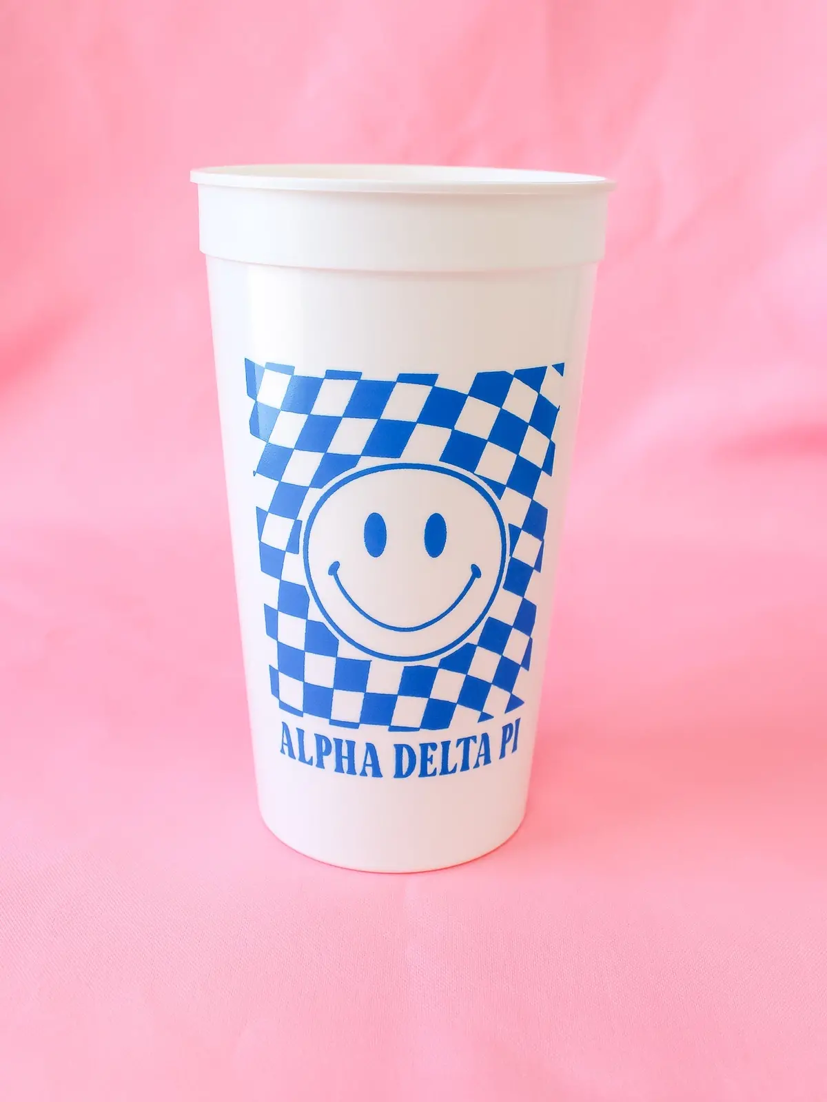 Alpha Delta Pi Smiley Face Stadium Cup 1