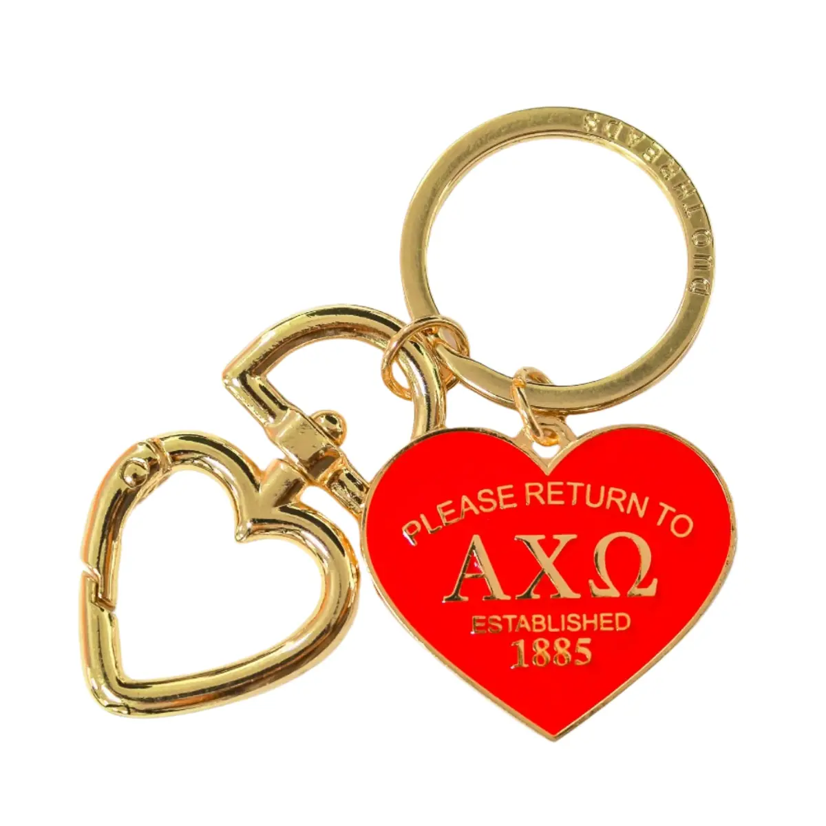 Alpha Chi Omega Please Return Key Ring 1