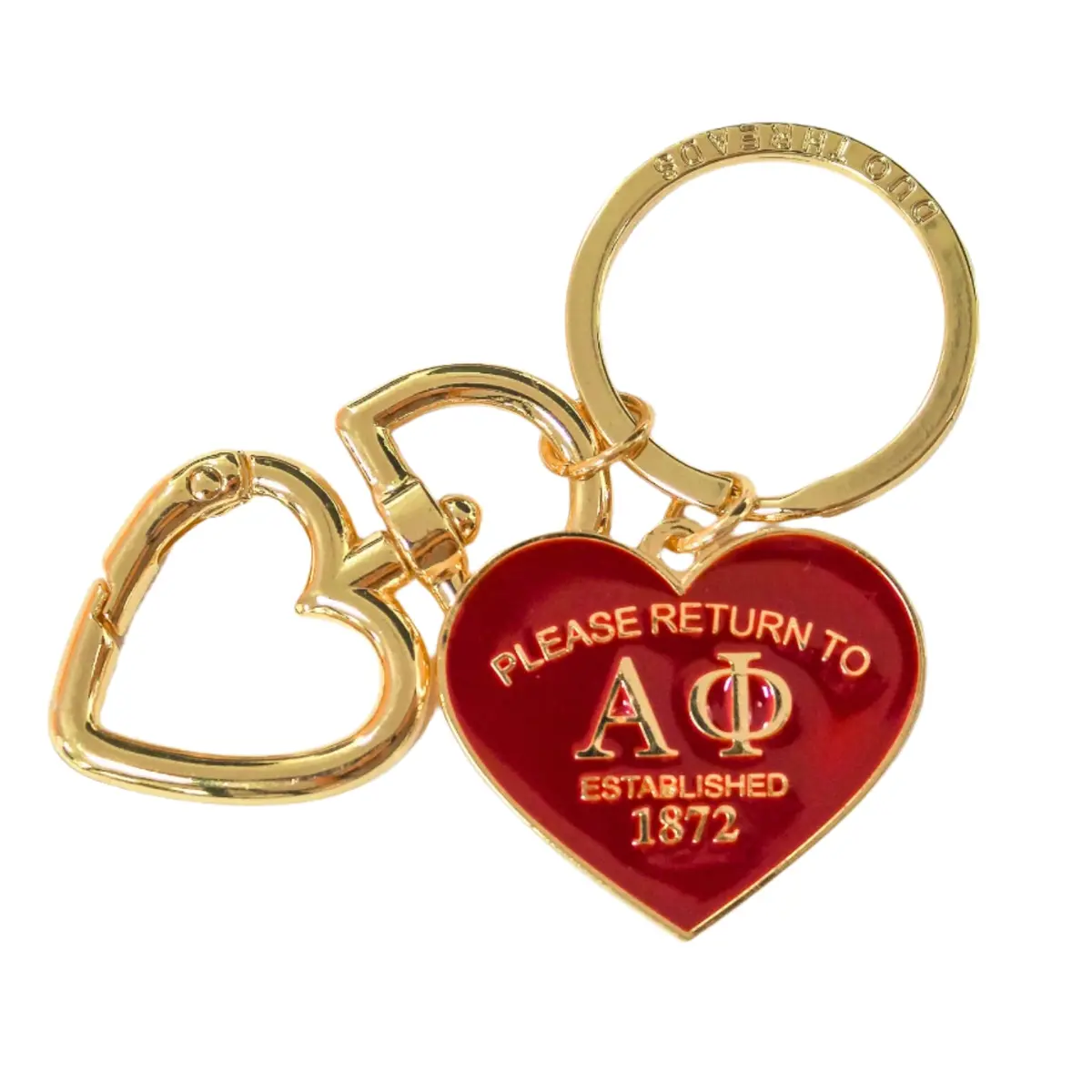 Alpha Phi Please Return Key Ring 1