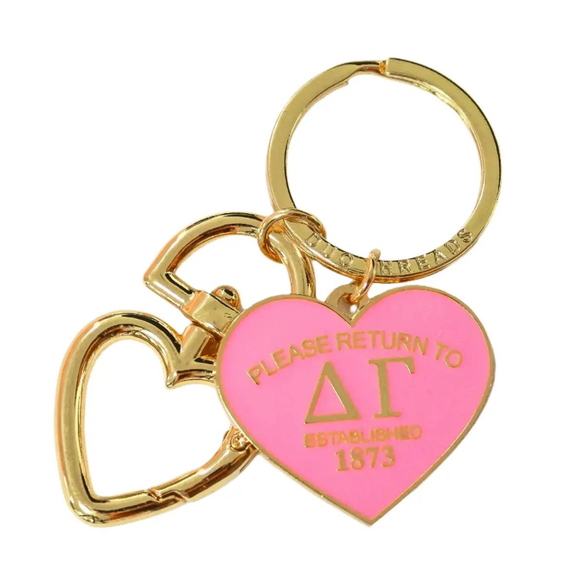 Delta Gamma Please Return Key Ring 1