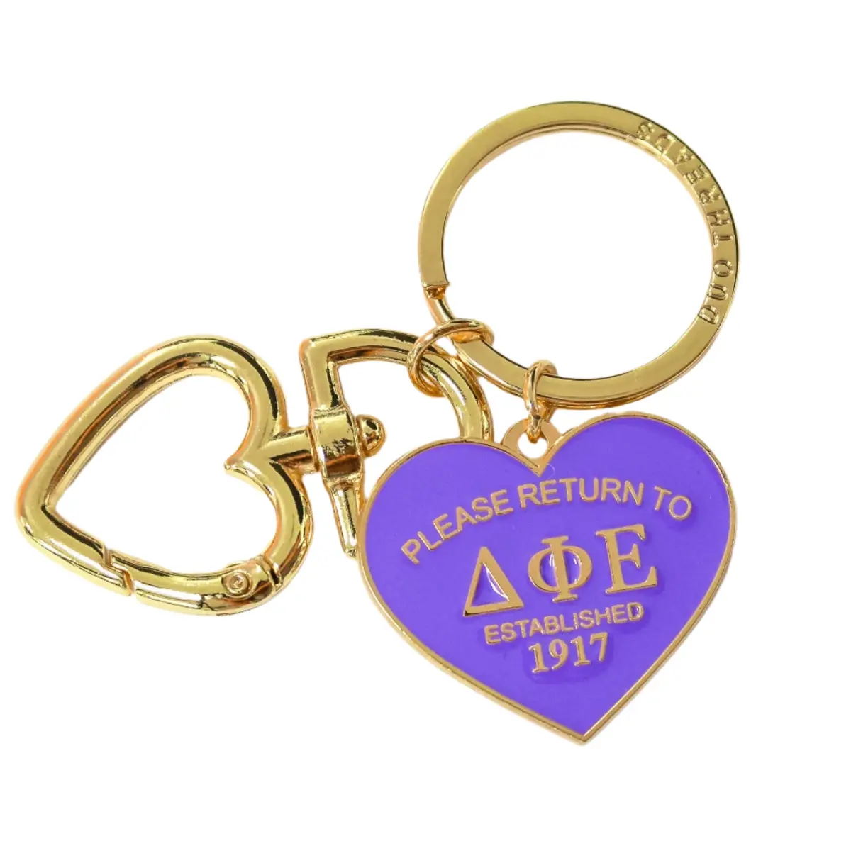 Delta Phi Epsilon Please Return Key Ring 1