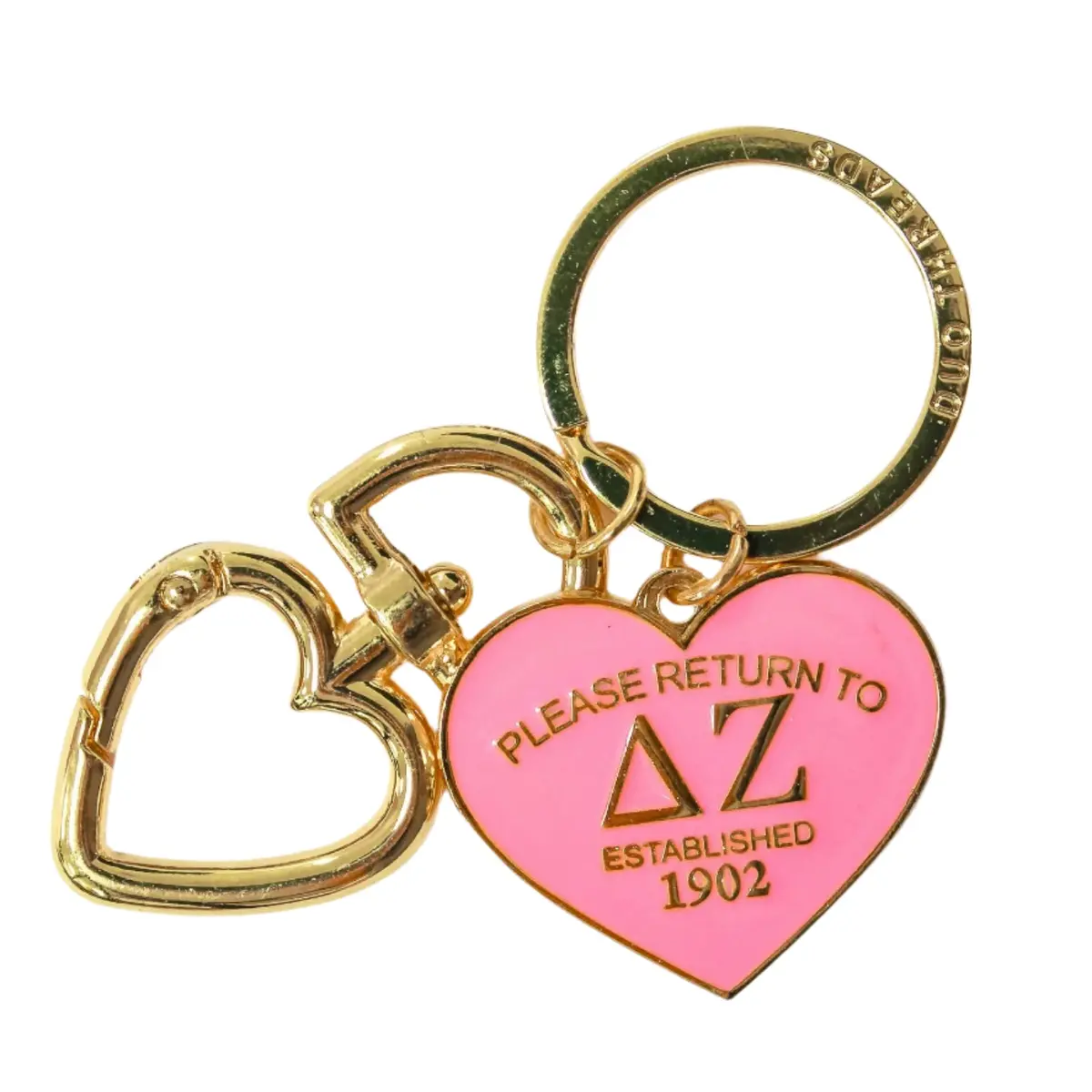Delta Zeta Please Return Key Ring 1