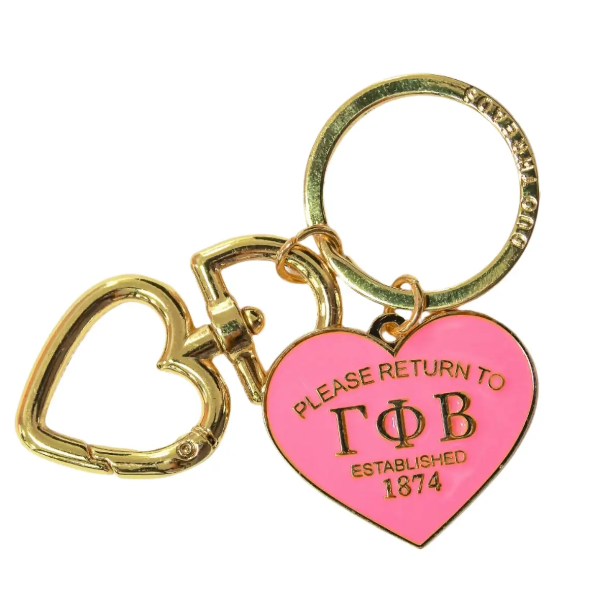 Gamma Phi Beta Please Return Key Ring 1