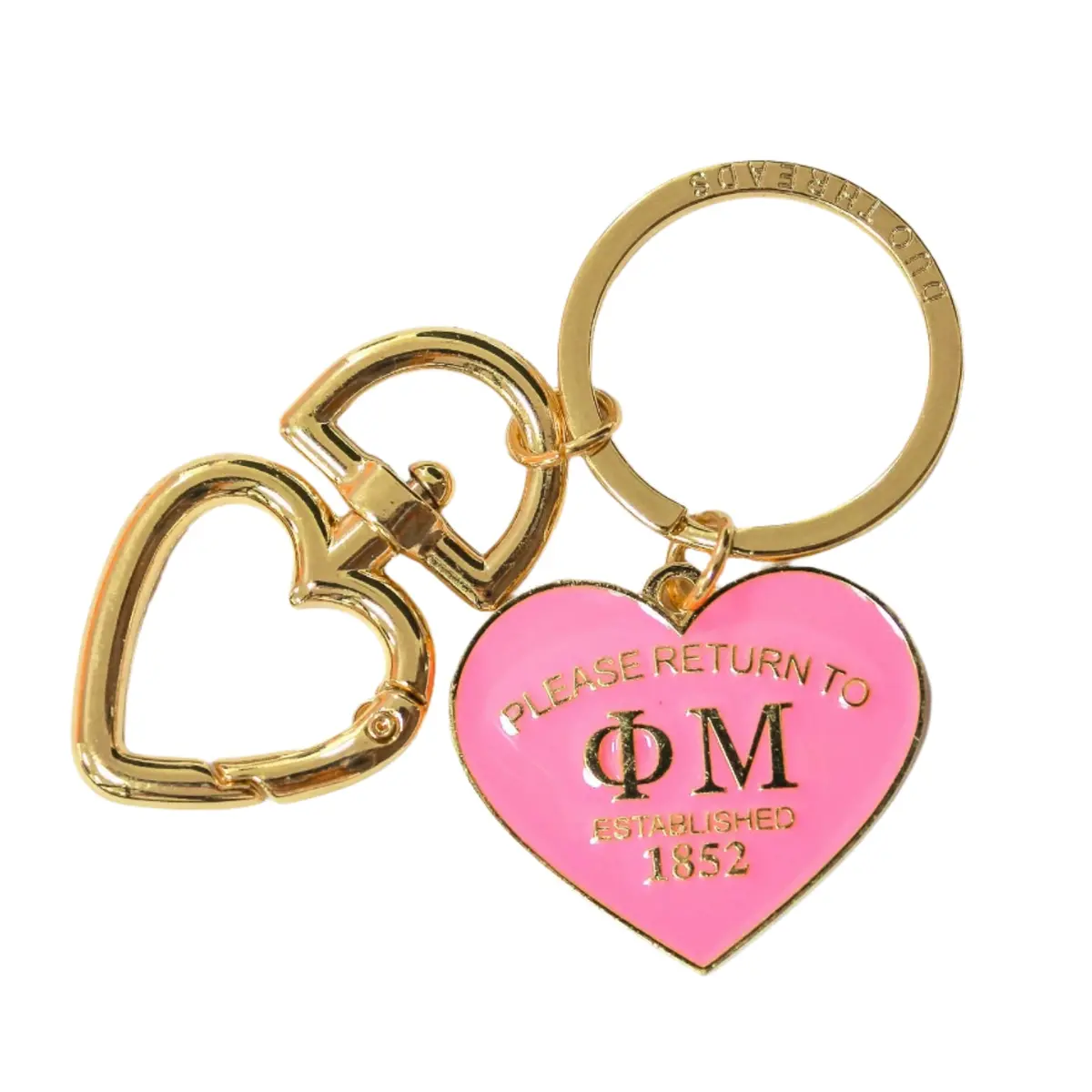 Phi Mu Please Return Key Ring 1