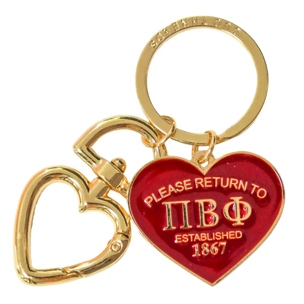 Pi Beta Phi Please Return Key Ring 1