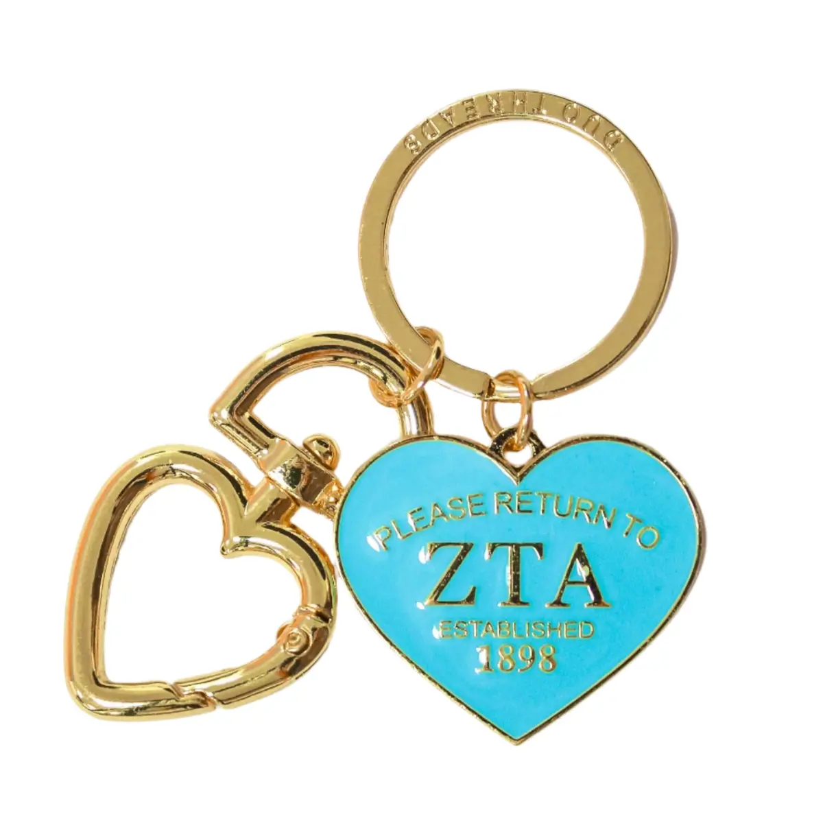 Zeta Tau Alpha Please Return Key Ring 1