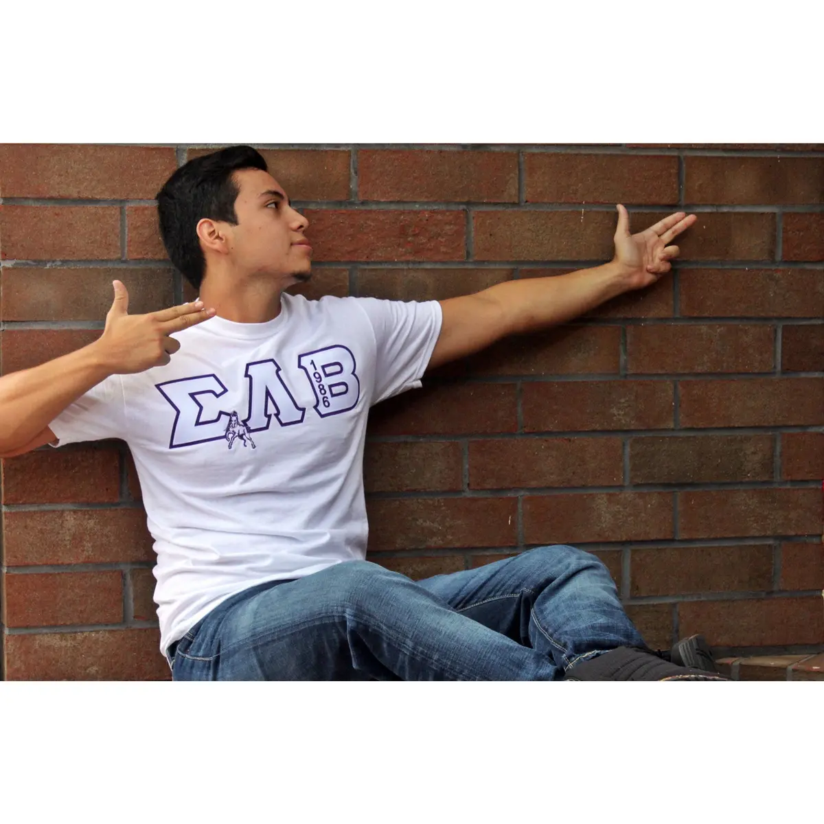 Sigma Lambda Beta Mascot Tee 2