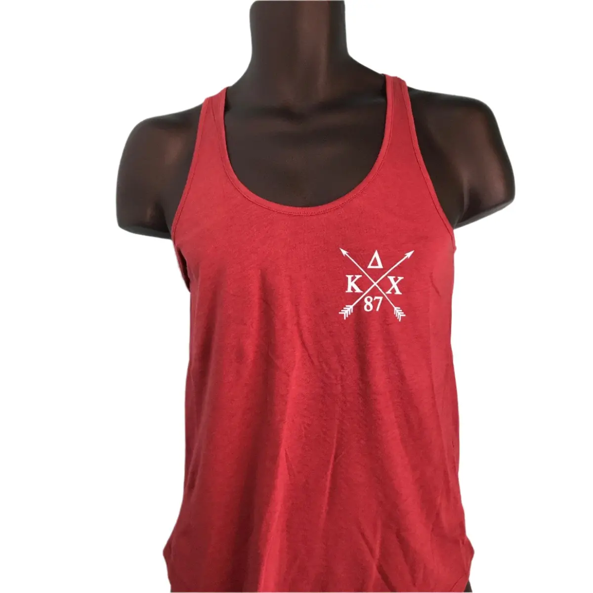 Kappa Delta Chi Arrow Marroon Racerback Tank - Discontinued 1