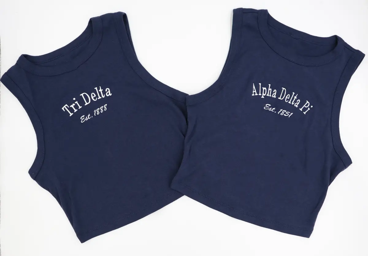 Sorority Classic Crop Tank 1