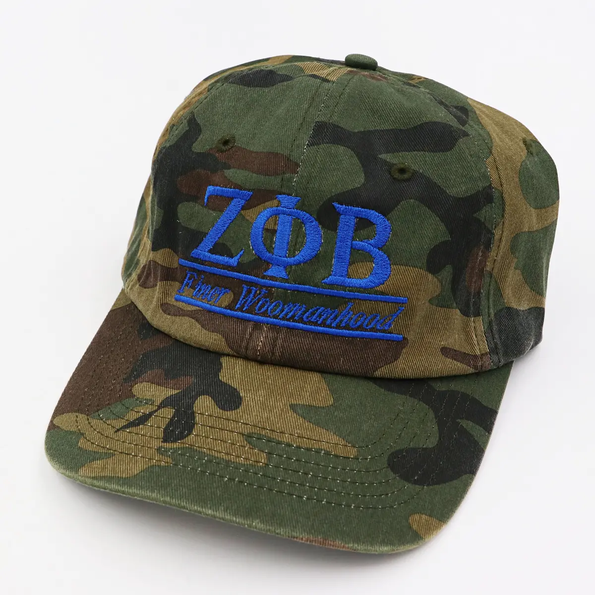 Zeta Phi Beta Finer Woman Camo Hat 1