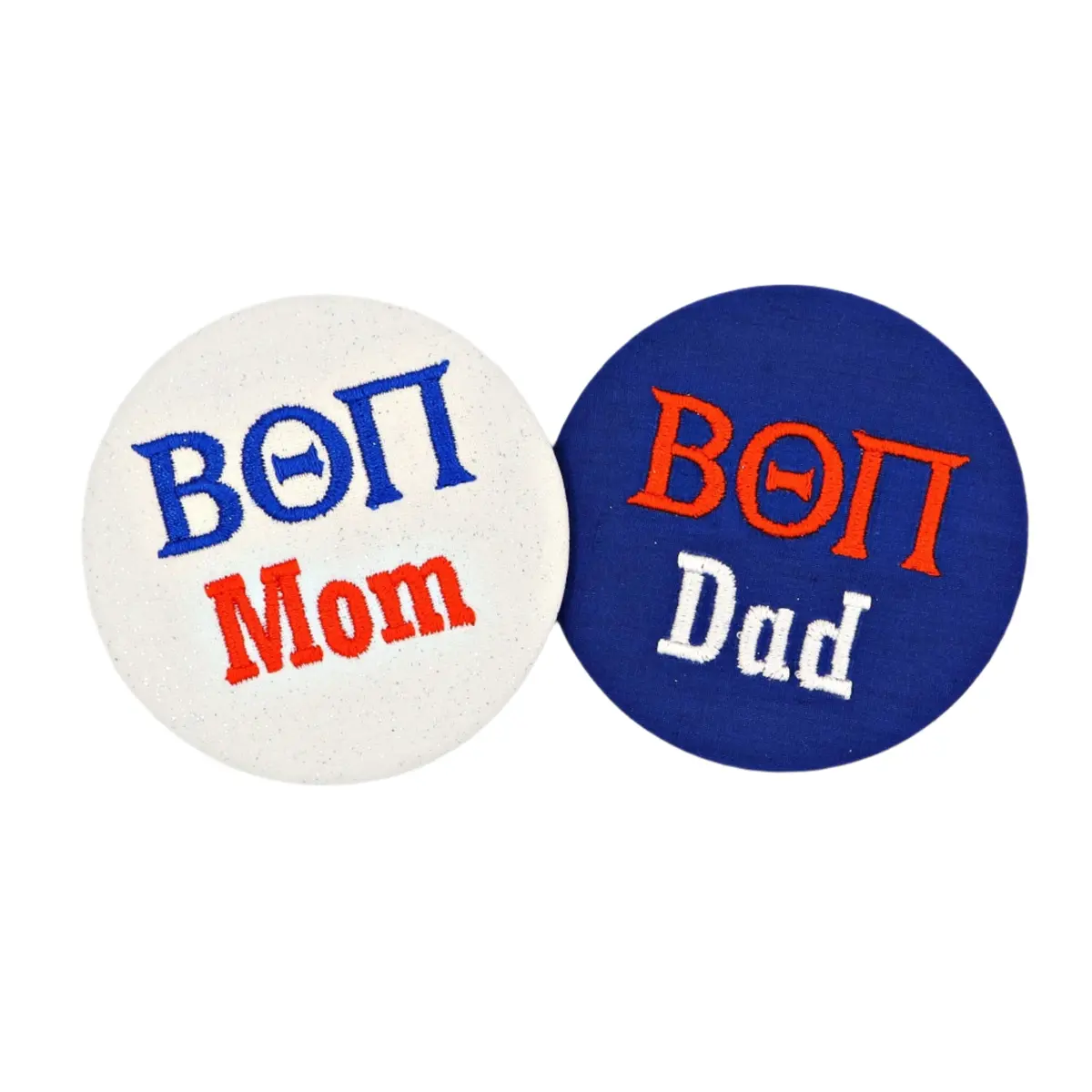 Beta Theta Pi Mom/Dad Embroidered Button 1