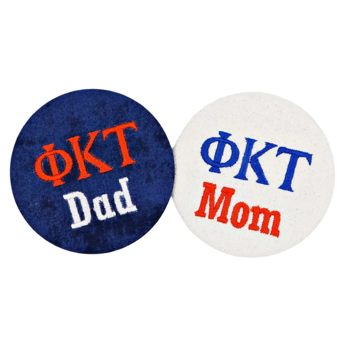 Phi Kappa Tau Mom/Dad Embroidered Button 1