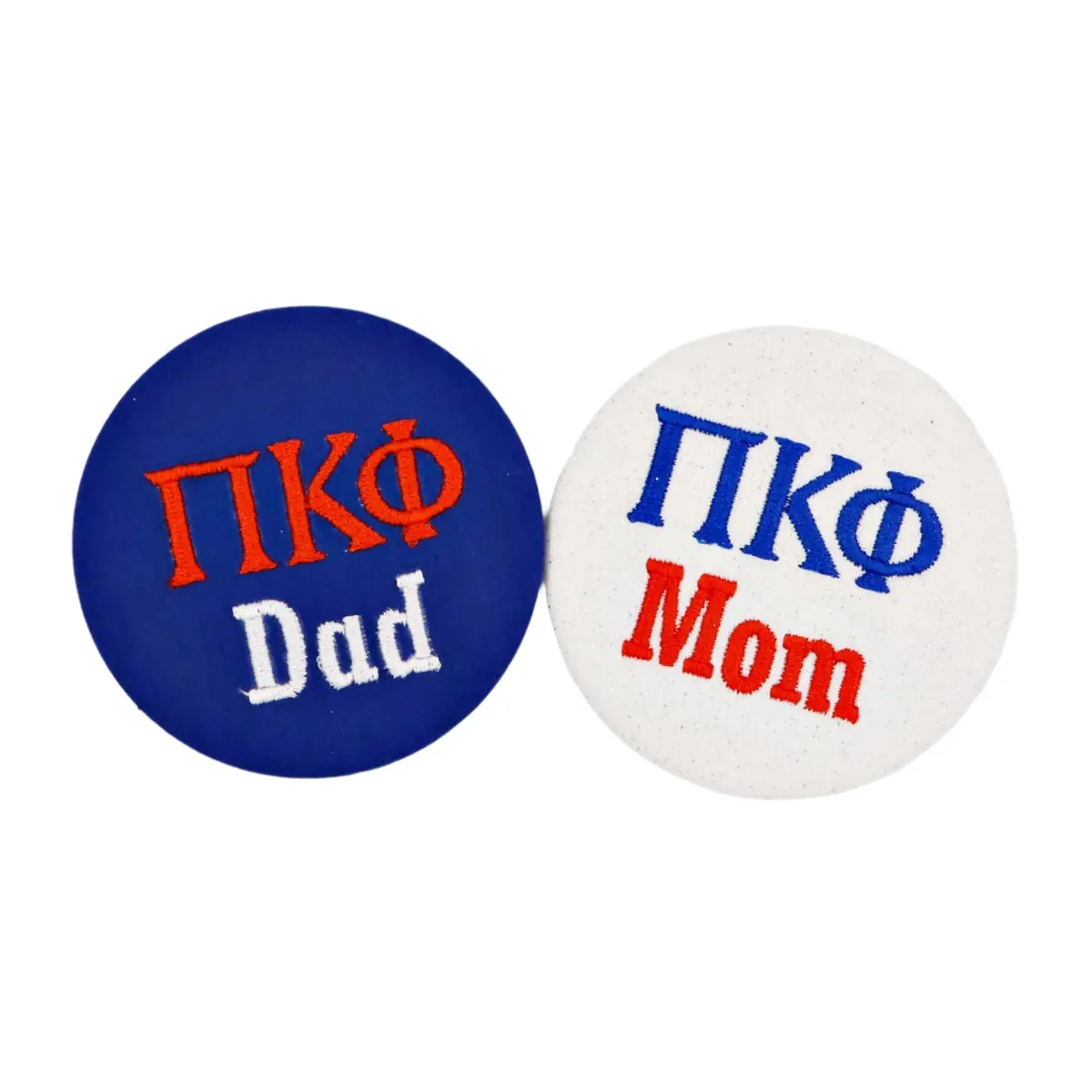 Pi Kappa Phi Mom/Dad Embroidered Button 1