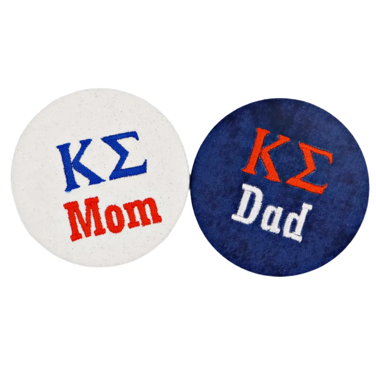 Kappa Sigma Mom/Dad Embroidered Button 1