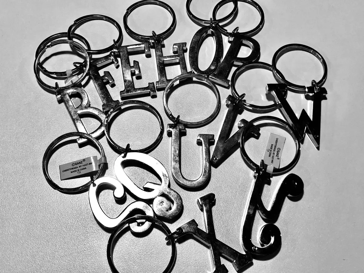 Letter Keychain 1