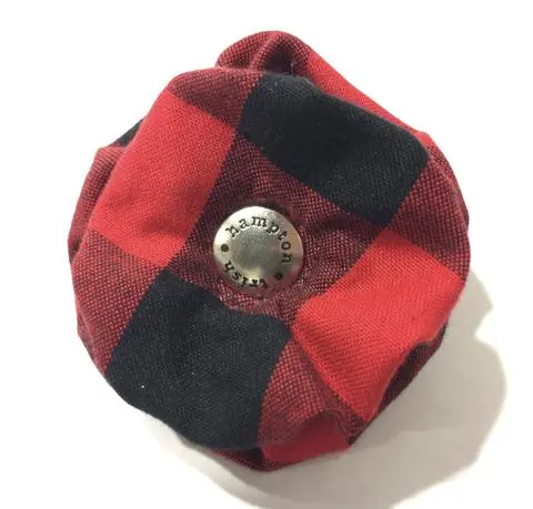 Trish Hampton | Buffalo Plaid Collar Blossom 1