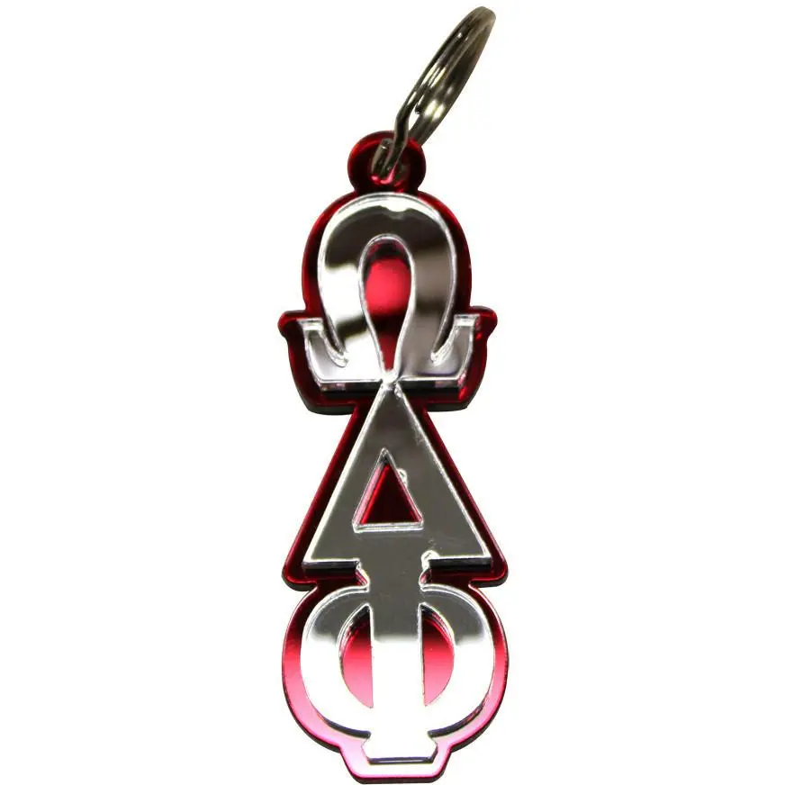 Omega Delta Phi Greek Letter Acrylic Keychain 1