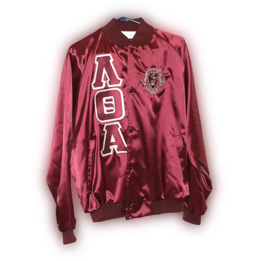 Lambda Theta Alpha Satin Jacket With Shield 1