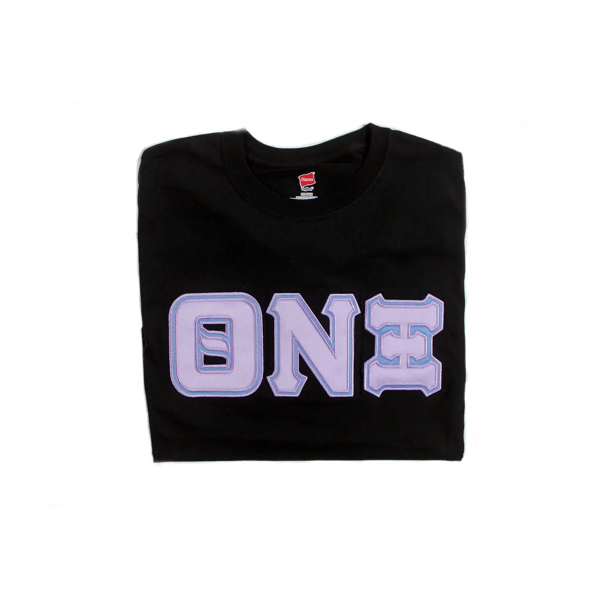 Theta Nu Xi Satin Stitch Long Sleeve Tee 1