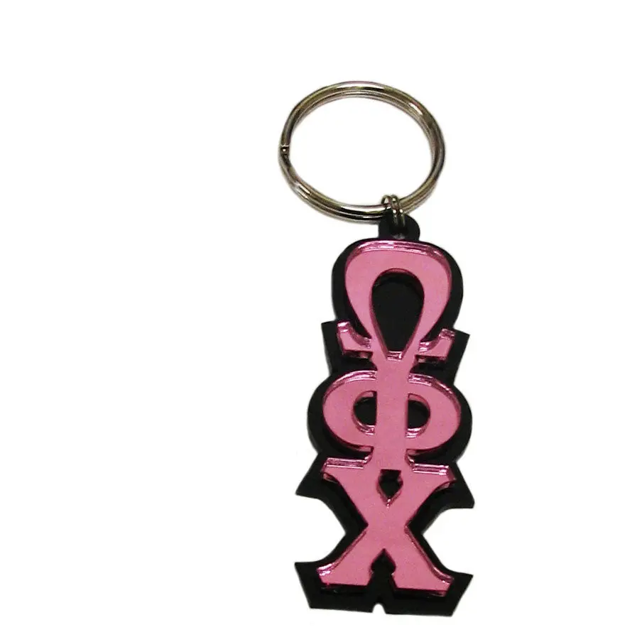 Omega Phi Chi Block Keychain 1