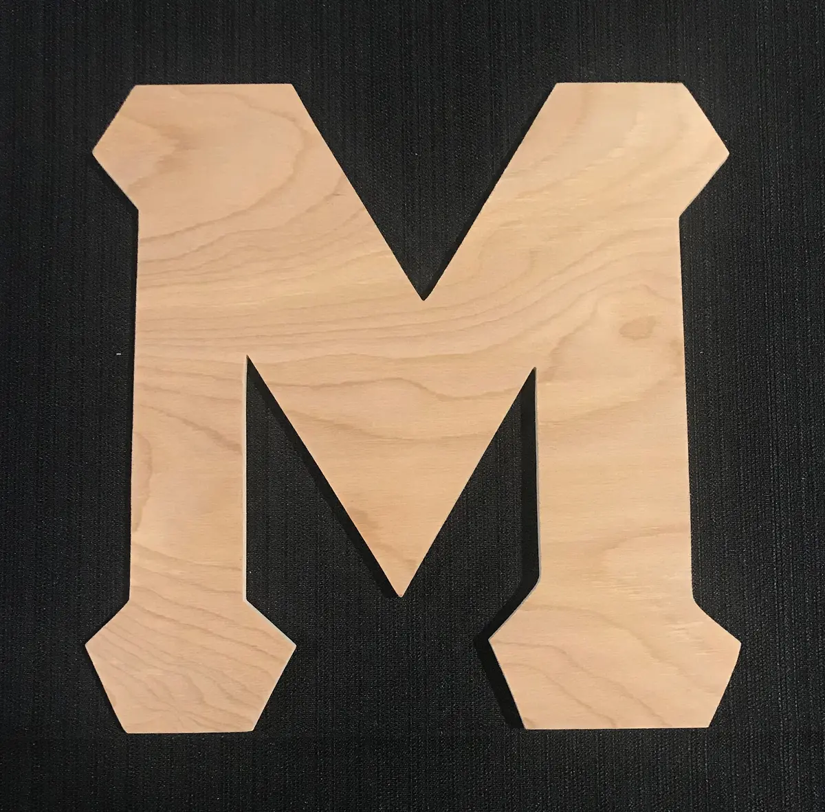 10" Letter - M/ Mu 1