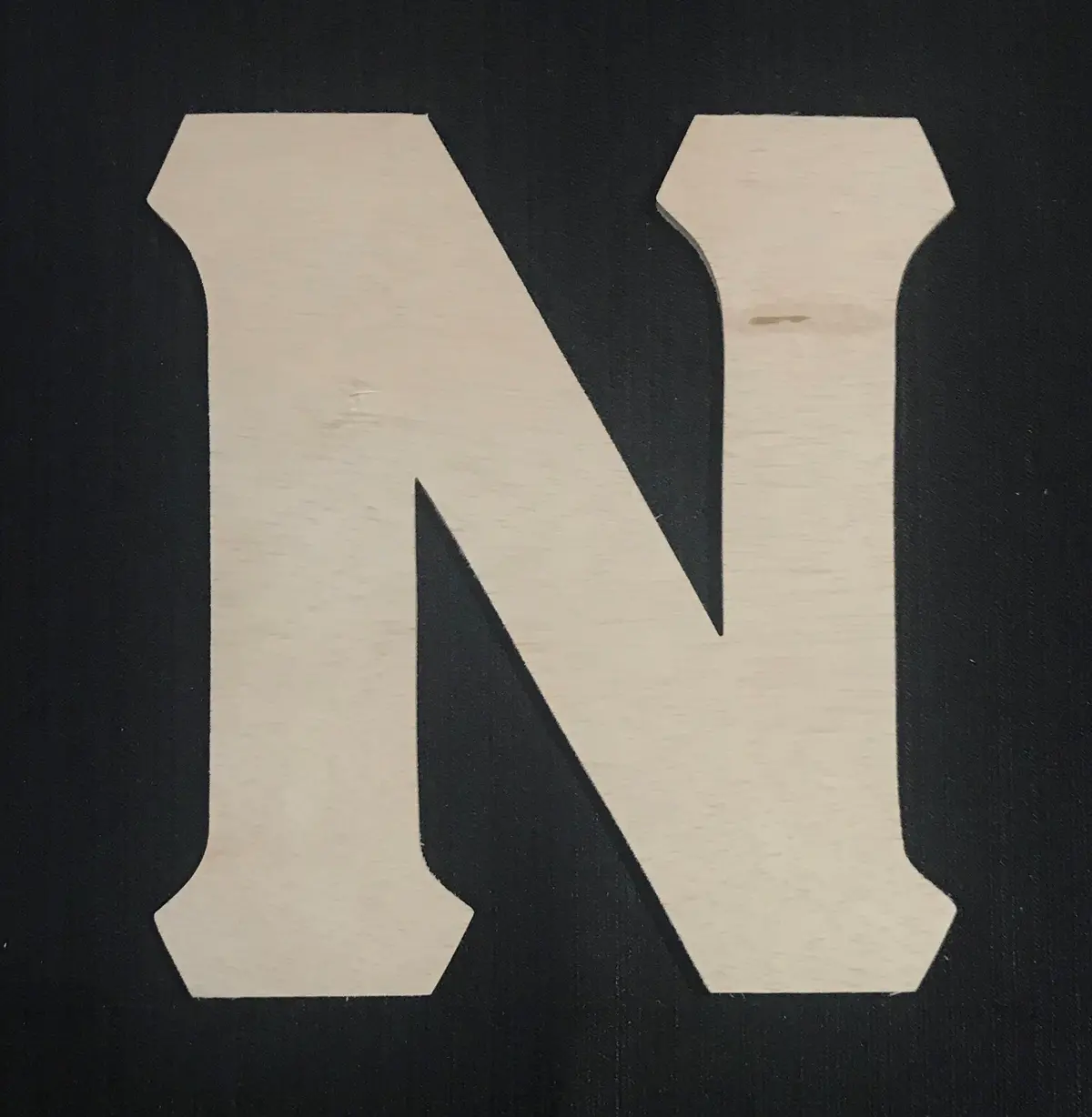 10" Letter - N/ Nu 1