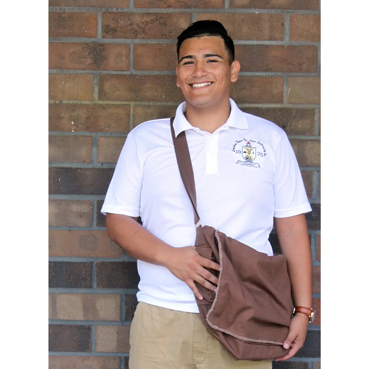Lambda Theta Phi  Posi Charge Racer Mesh Polo 1
