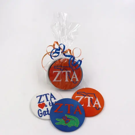 Zeta Tau Alpha Embroidered Game Day Button Set