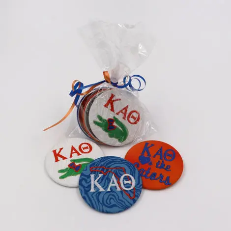 Kappa Alpha Theta Embroidered Game Day Button Set