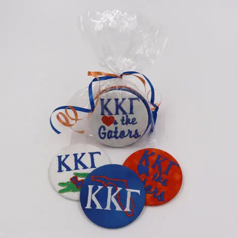 Kappa Kappa Gamma Embroidered Game Day Button Set