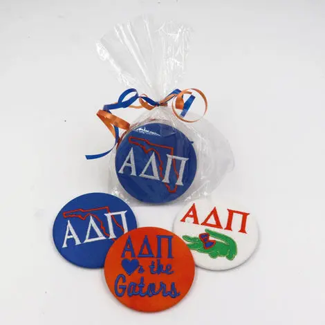 Alpha Delta Pi Embroidered Game Day Button Set