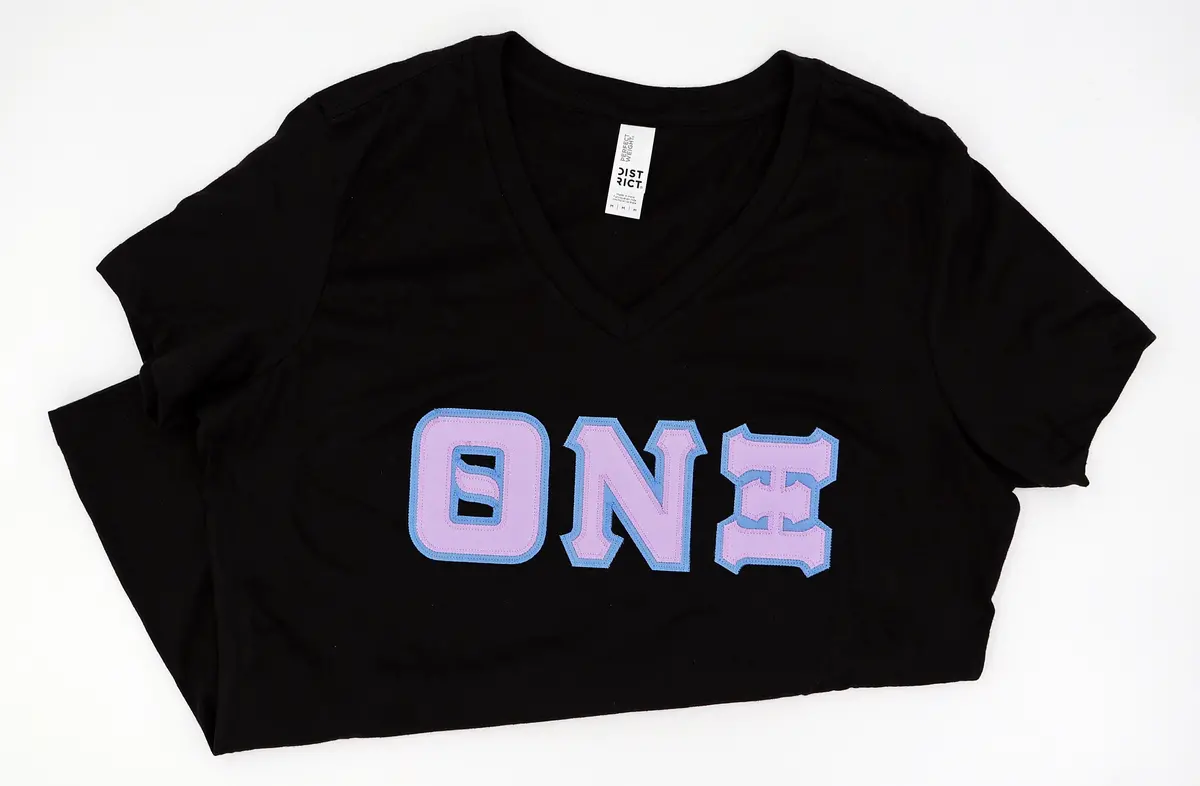Theta Nu Xi Ladies V-Neck 1