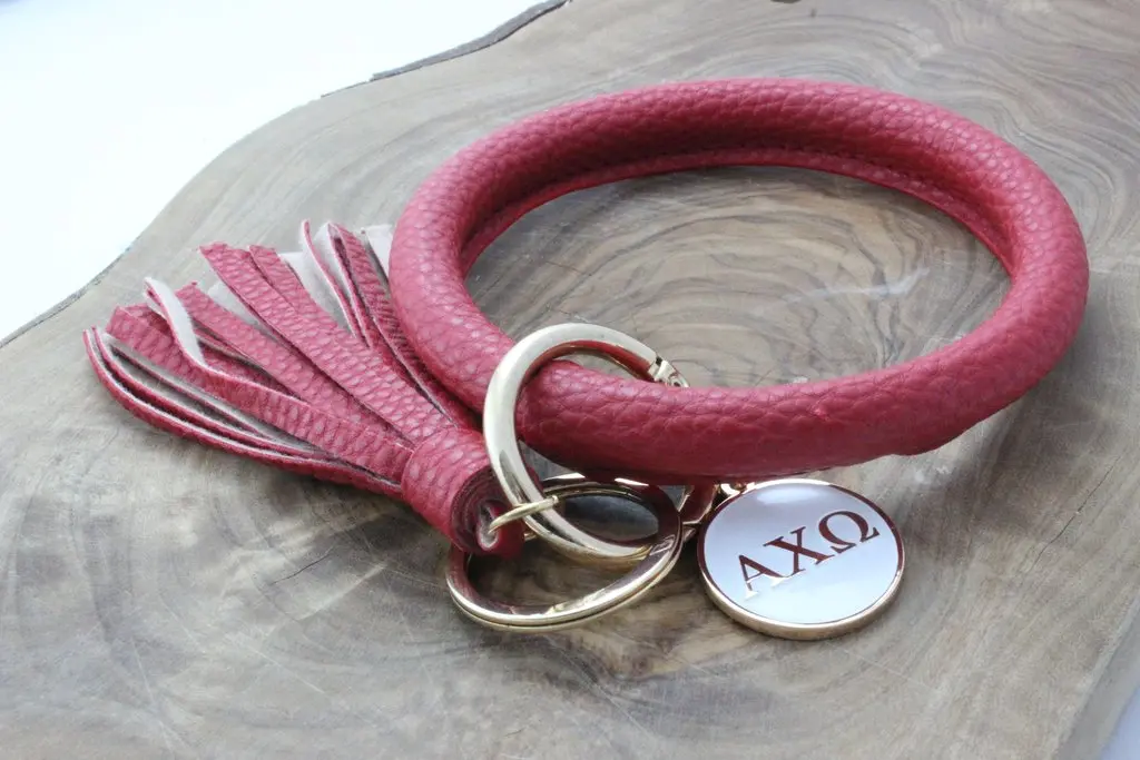 Alpha Chi Omega Keychain Bangle 1