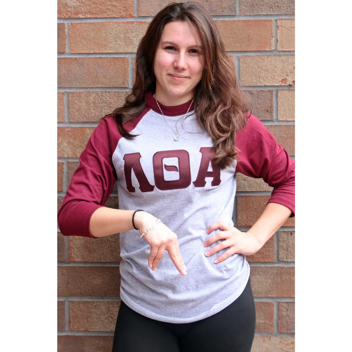 Lambda Theta Alpha Baseball Tee 1